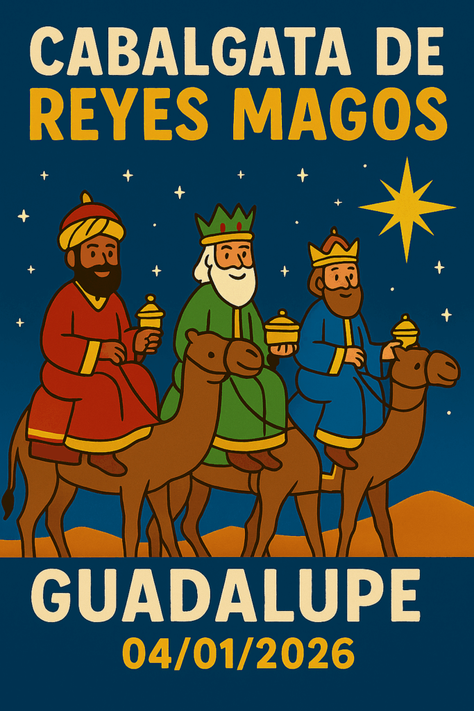 Fiestas Guadalupe Murcia Calendario Oficial cabalgata reyes magos guadalupe