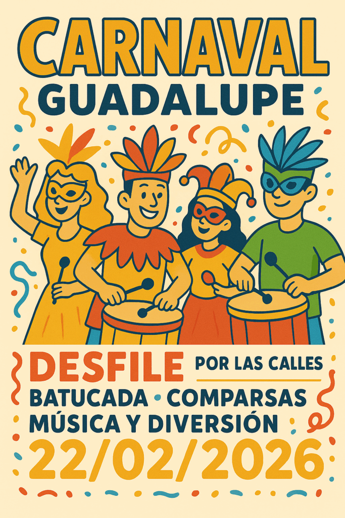 Fiestas Guadalupe Murcia Calendario Oficial carnaval guadalupe